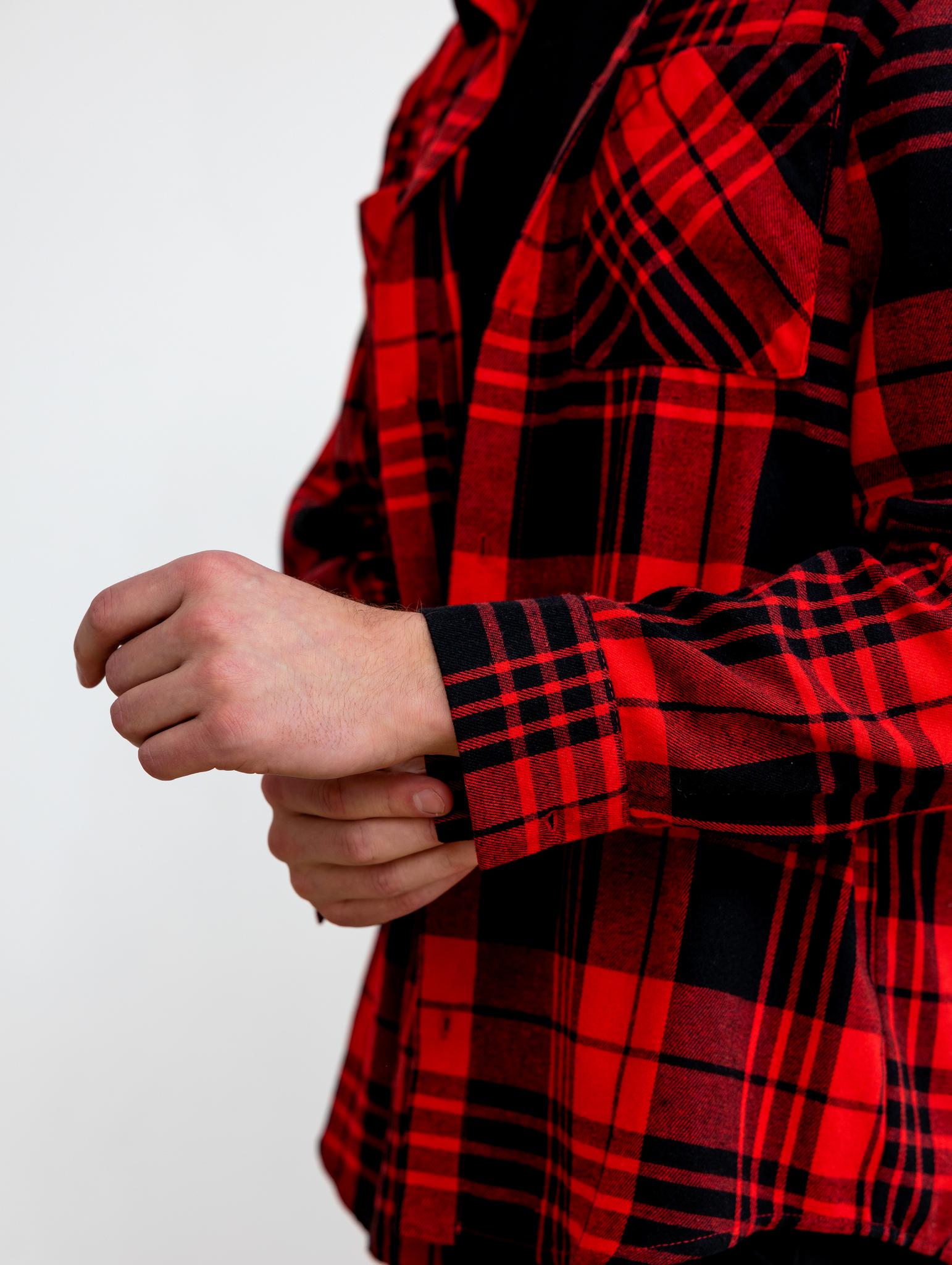 Рубашка PLAID MEN Красный/Черный