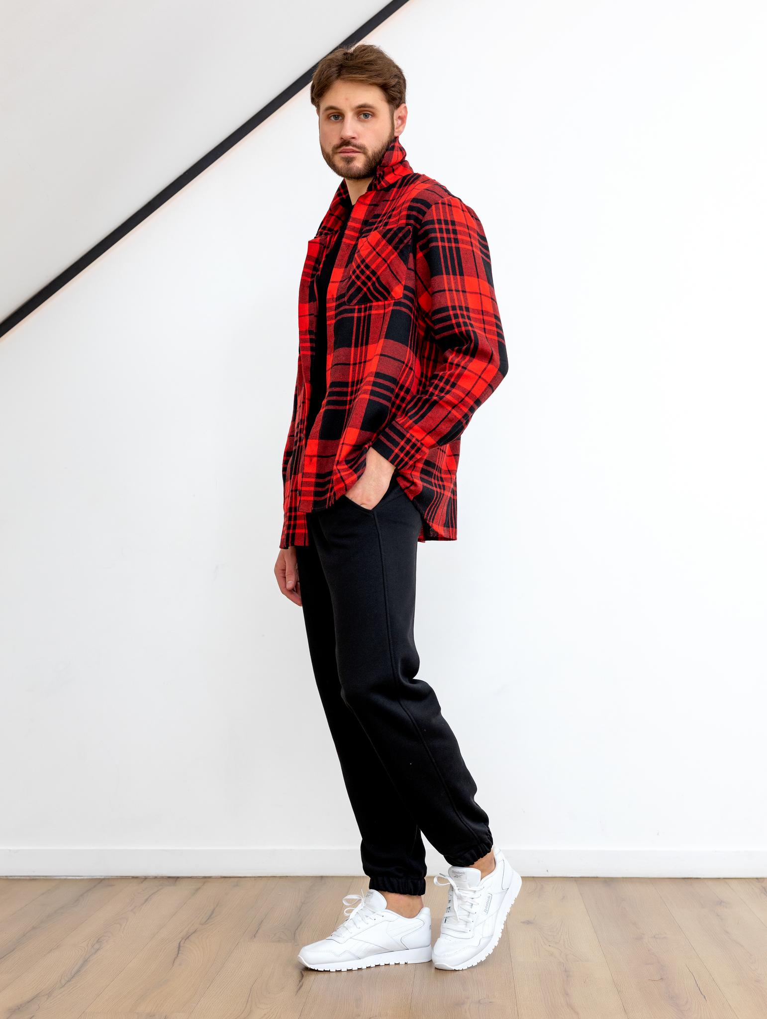 Рубашка PLAID MEN Красный/Черный