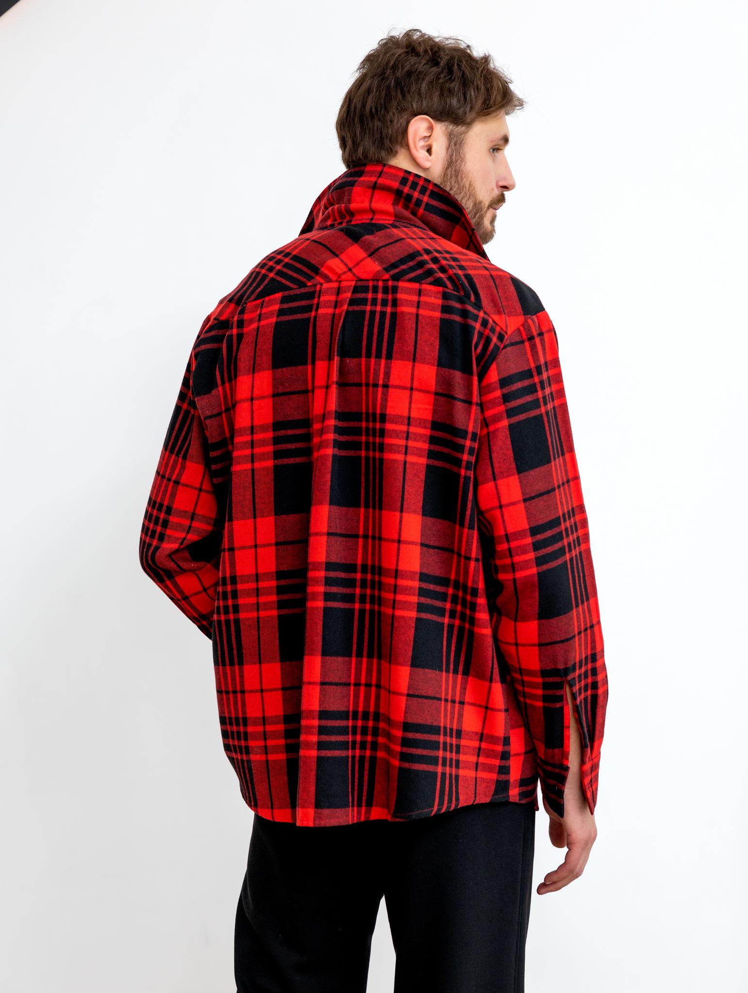 Рубашка PLAID MEN Красный/Черный