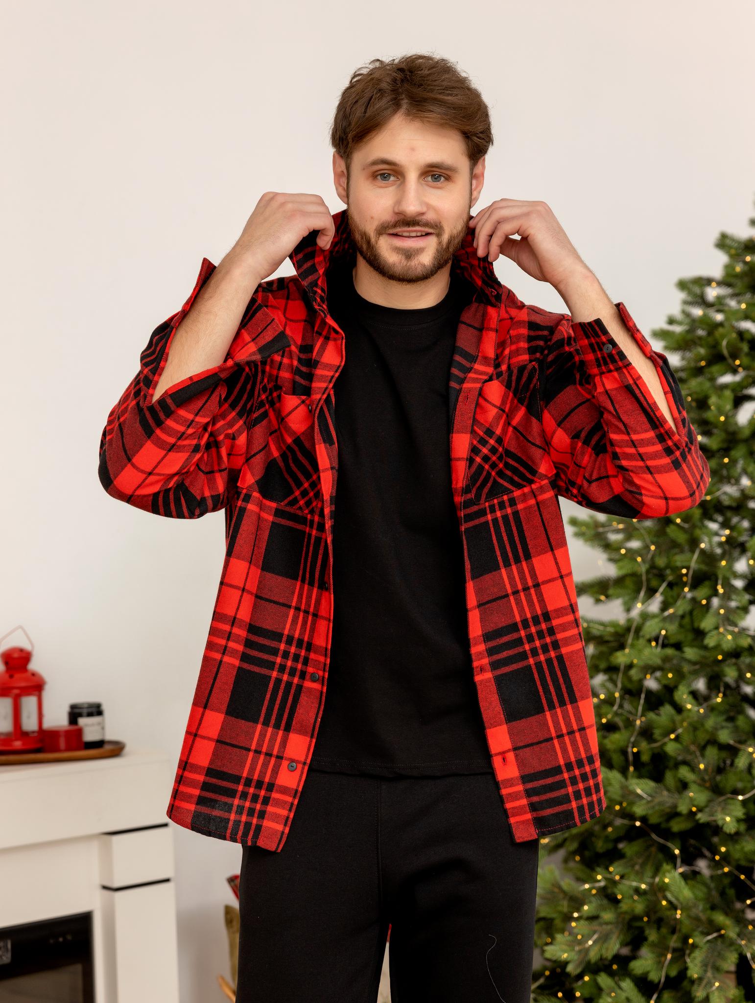 Рубашка PLAID MEN Красный/Черный