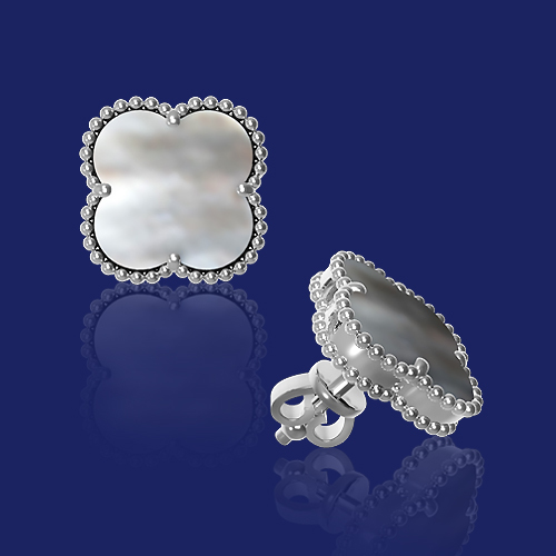 Серьги Van Cleef "Magic Alhambra"