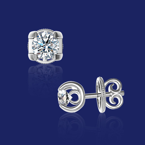 Пусеты Замок широкий new