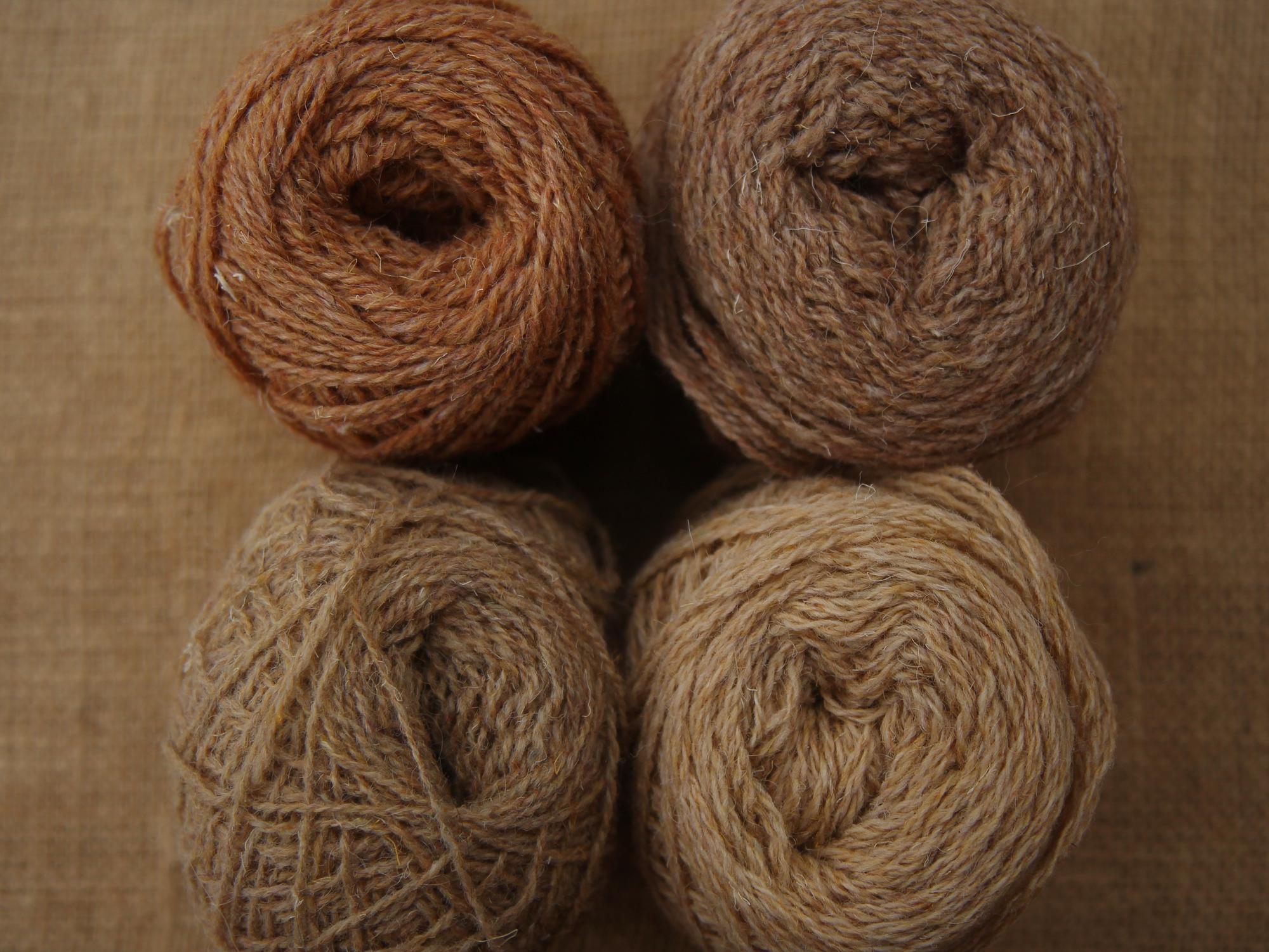 МОТКИ ПОШТУЧНО. ВОВНА. ПРИРОДНІ ВІДТІНКИ.