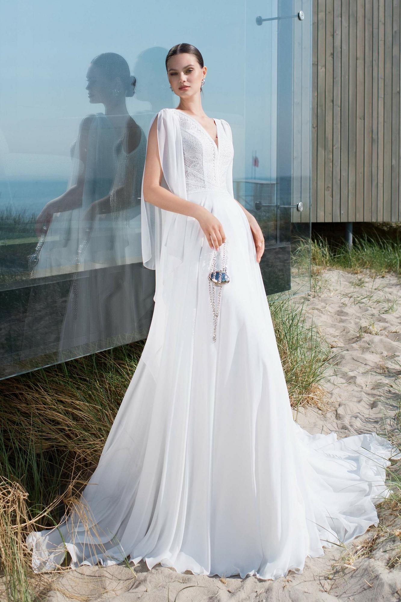 Кейп на свадебное платье Тина купить в Москве - свадебный салон Etna Bride