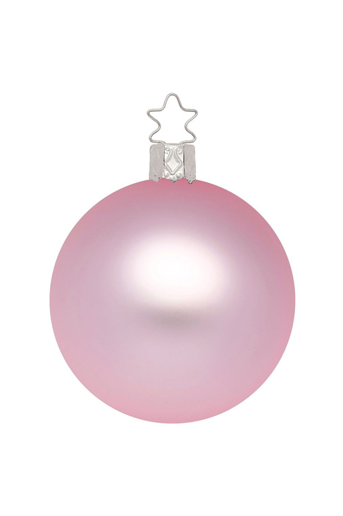 Christmas tree decoration 8cm, Inge Glas® soft pink