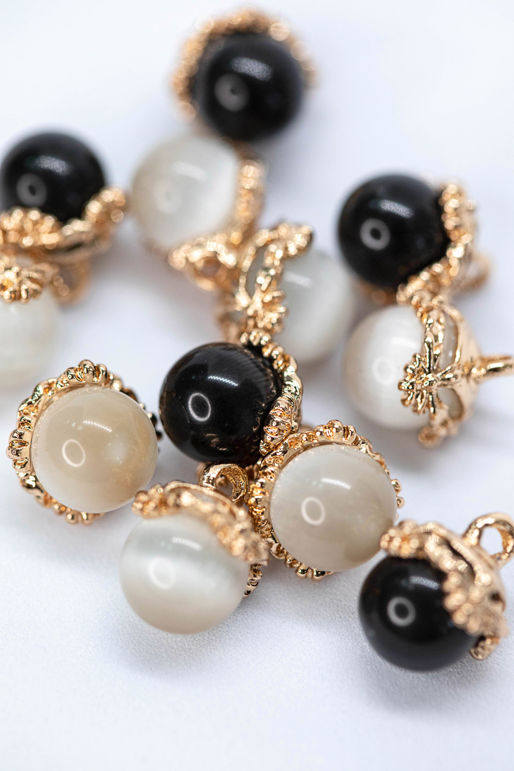 Пуговица 13 мм , металл/искусственный камень, арт. 202