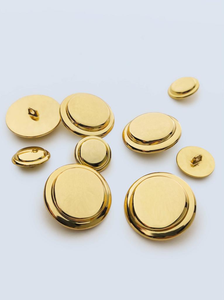 Пуговица 25/15 мм, металл, арт.299