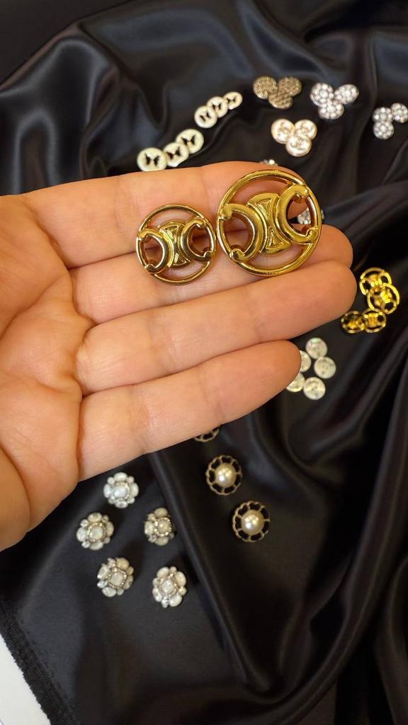 Пуговица 23/18 мм, металл, арт.328