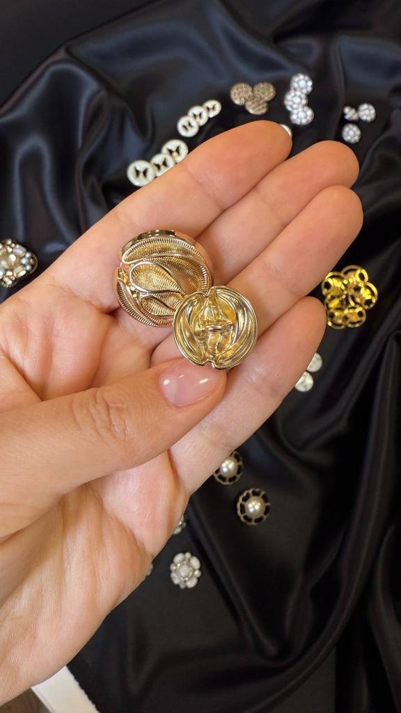 Пуговица 23/18 мм, металл, арт.329