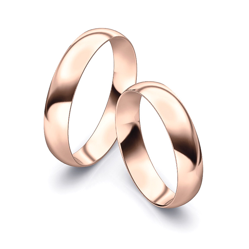 Klassisches Trauring 4mm