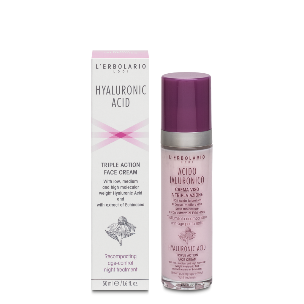 Ночной крем для лица тройного действия с Гиалуроновой кислотой, 50мл