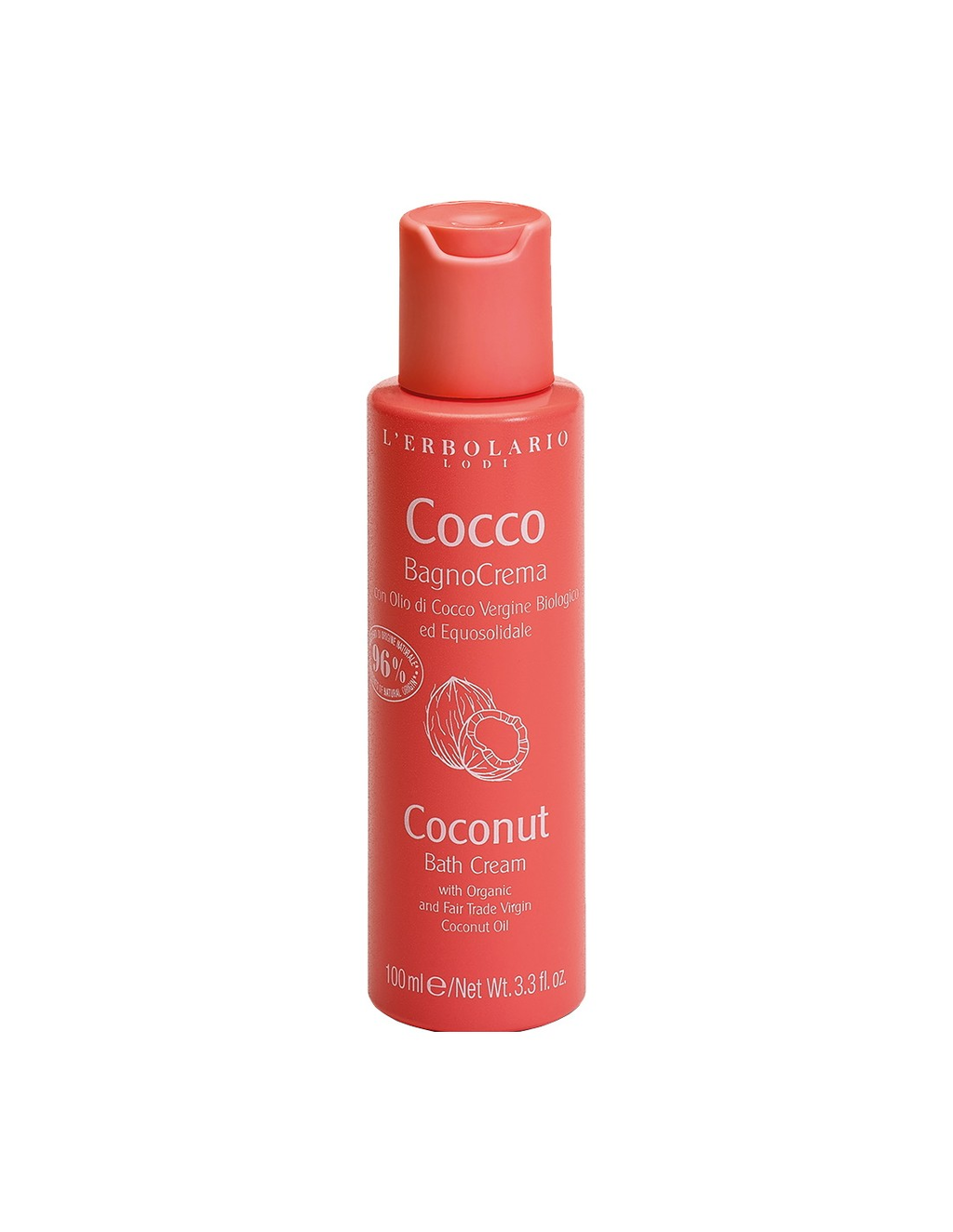 Пена для ванн-гель для душа Карибский кокос, 100мл