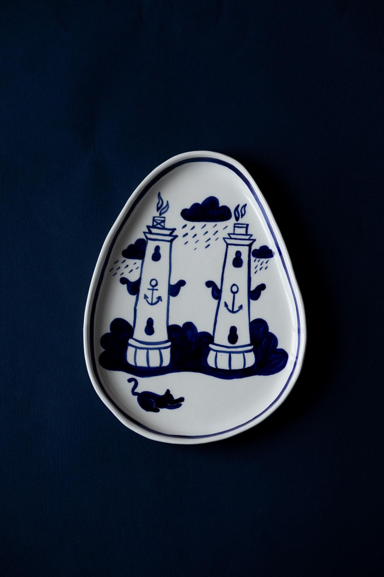 Тарелка с моряком