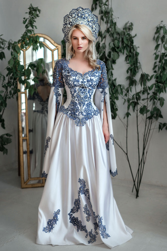 Платья в русском стиле | славянская одежда