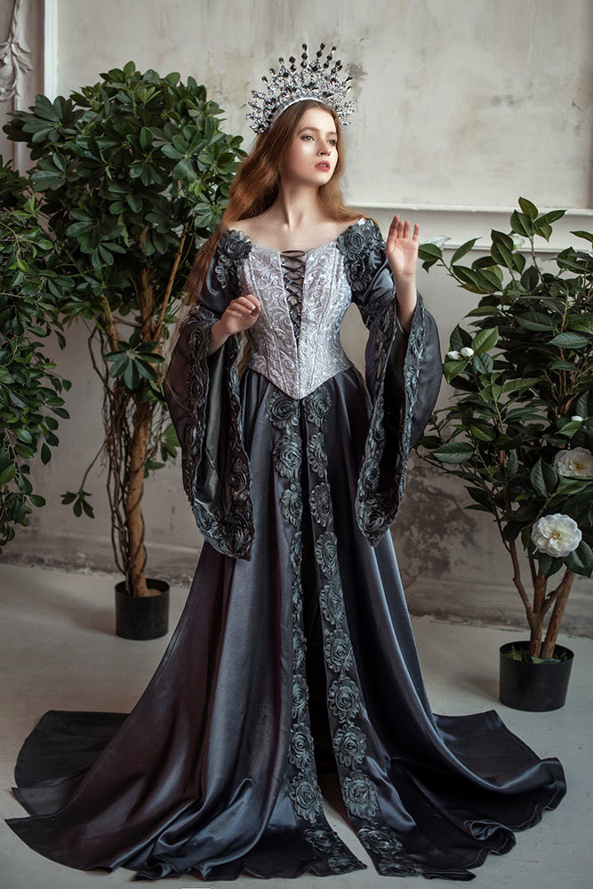 Эльфы, феи и русалки (фэнтази) > Эльфийское платье Сильма купить в  интернет-магазине