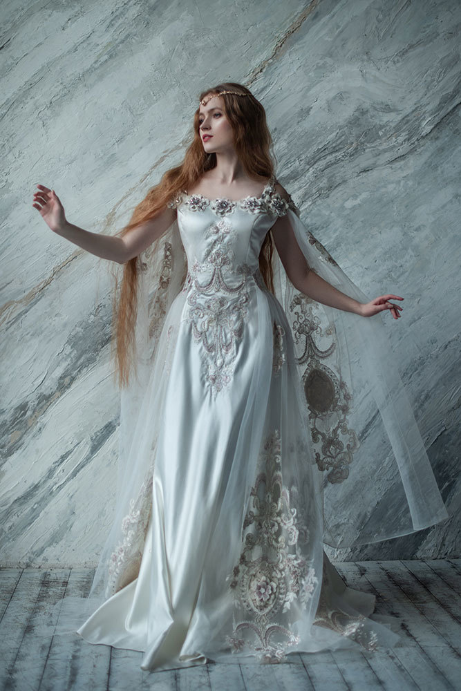 Свадебное платье Эльфа 👗 из коллекции Breeze А-силуэт ♡ в Москве - Gabbiano