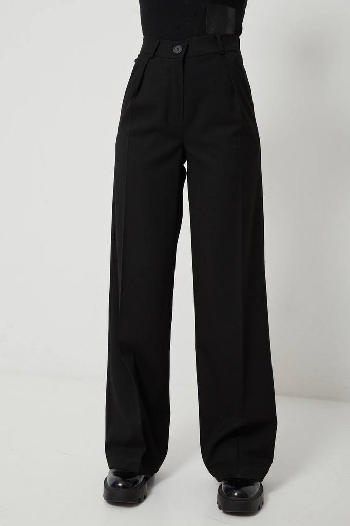 Брюки  палаццо чорні #1