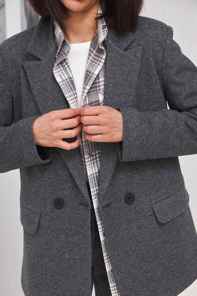 Піджак сірий з додаванням кашеміру