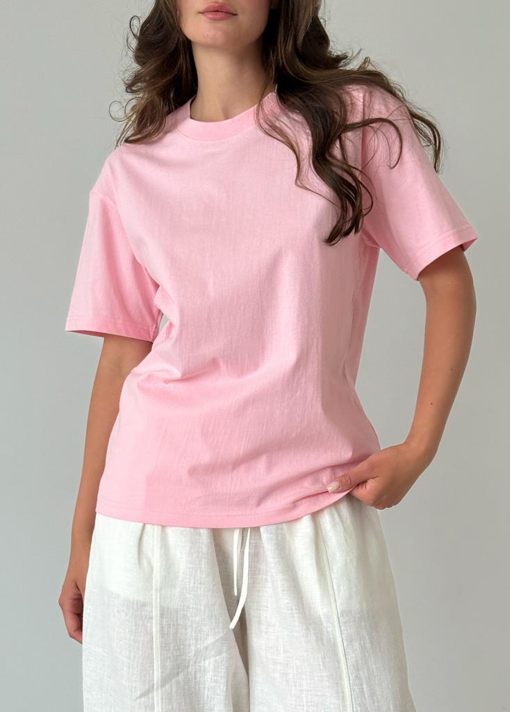 Футболка базова рожева