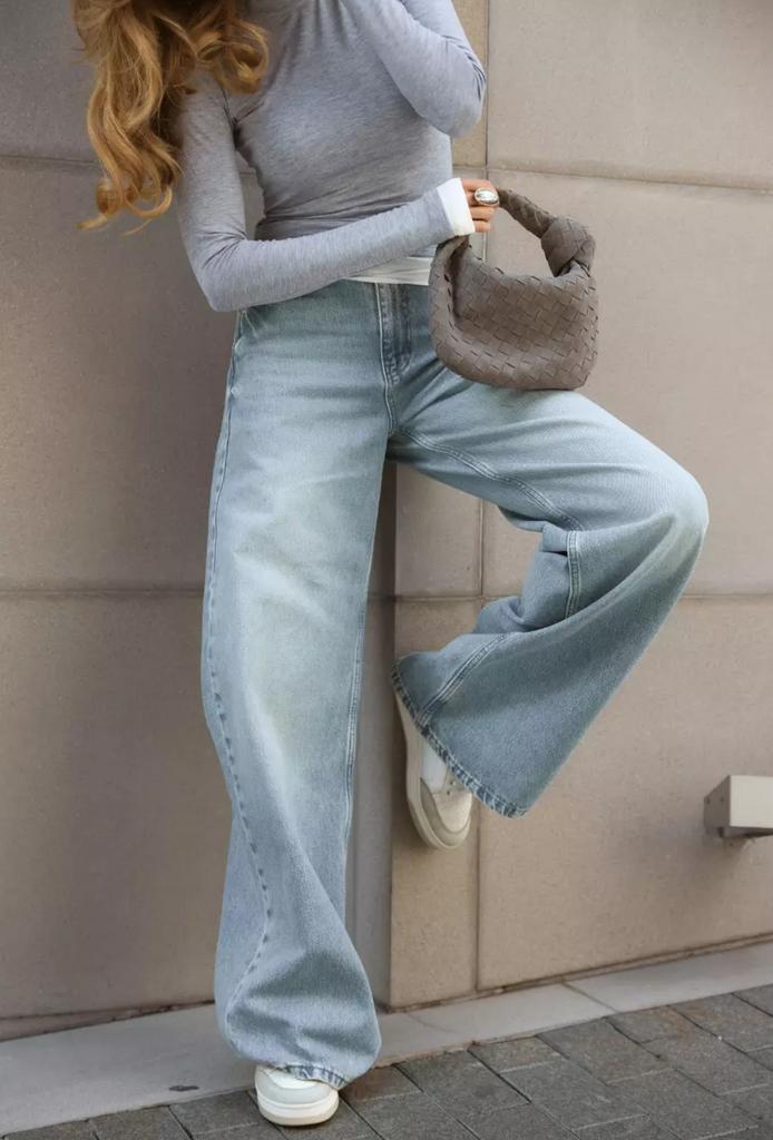 Блакитні джинси WIDE LEG