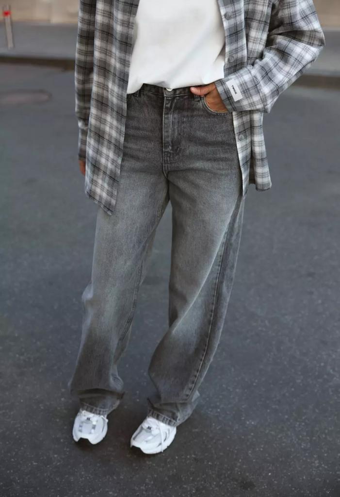 Джинси WIDE LEG сірого кольору