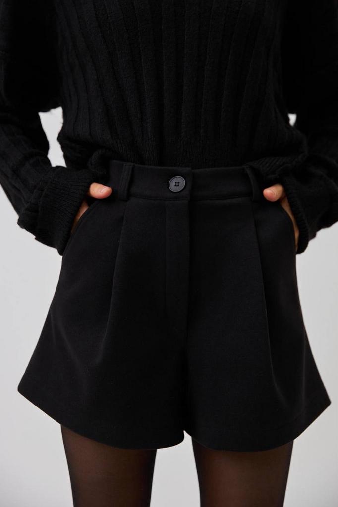 Шорти чорні з кашеміром