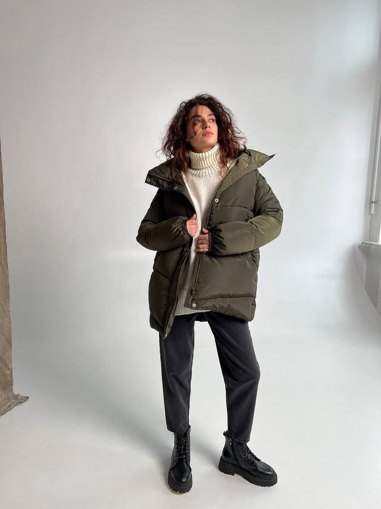 Куртка зимова зелена