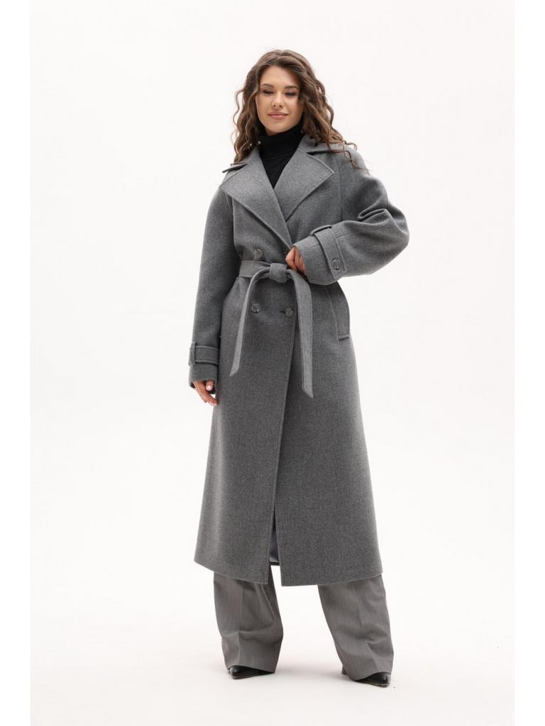 Демісезонне пальто сіре