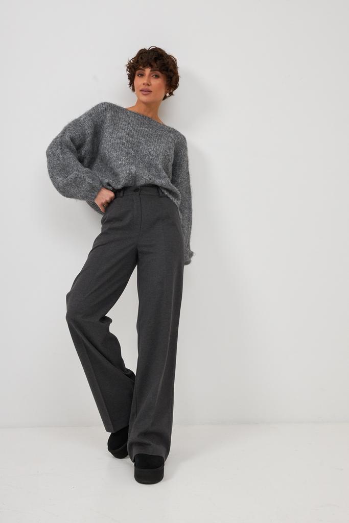 Брюки графіт з додаванням кашеміру
