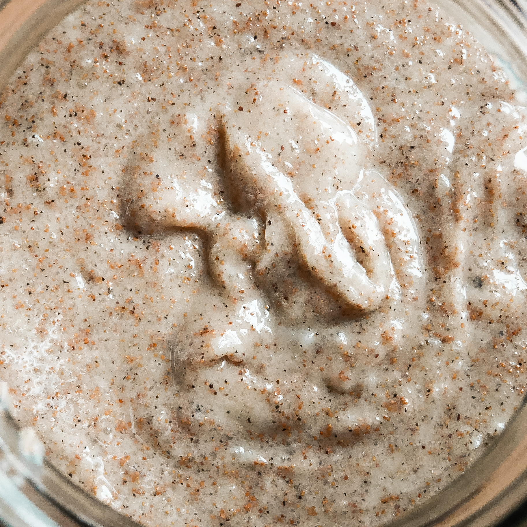 Salt Body scrub CARAMEL with Pumice powder [50 g, 150 g]