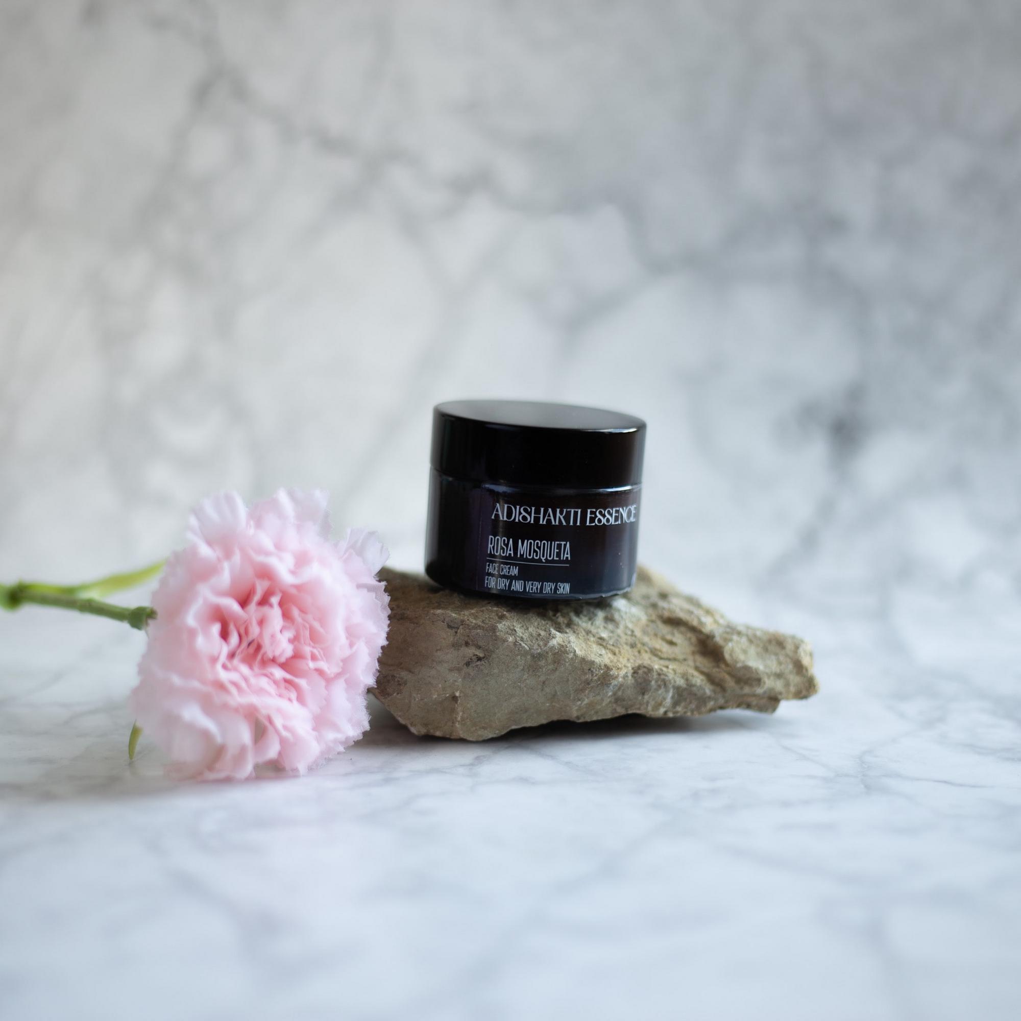 Face cream ROSA MOSQUETA for dry and very dry skin with Squalene and Rose Hip oil [30 ml, 50 ml]