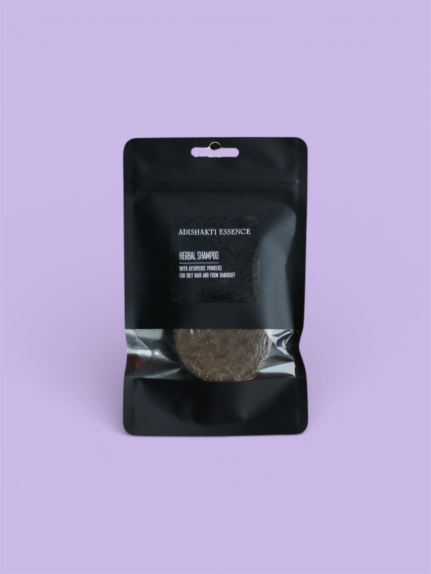 Shampoo Bar HERBAL with ayurvedic powders for oily hair and from dandruff [30 g, 65 g]