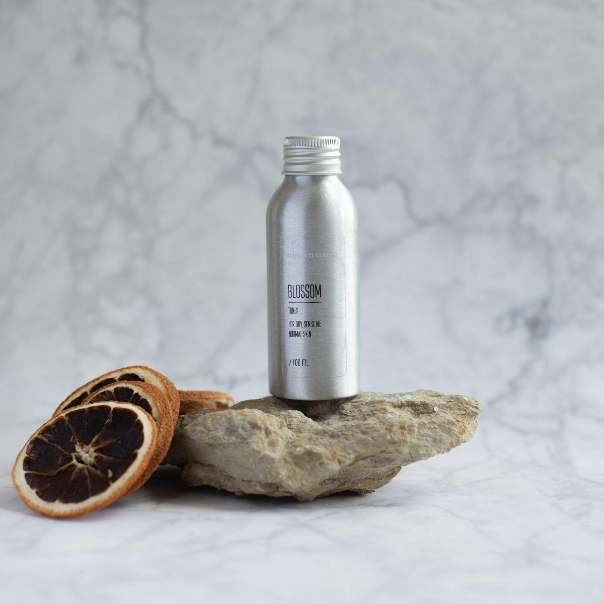 Face Toner BLOSSOM for sensitive, dry and normal skin with Orange water [100 ml]