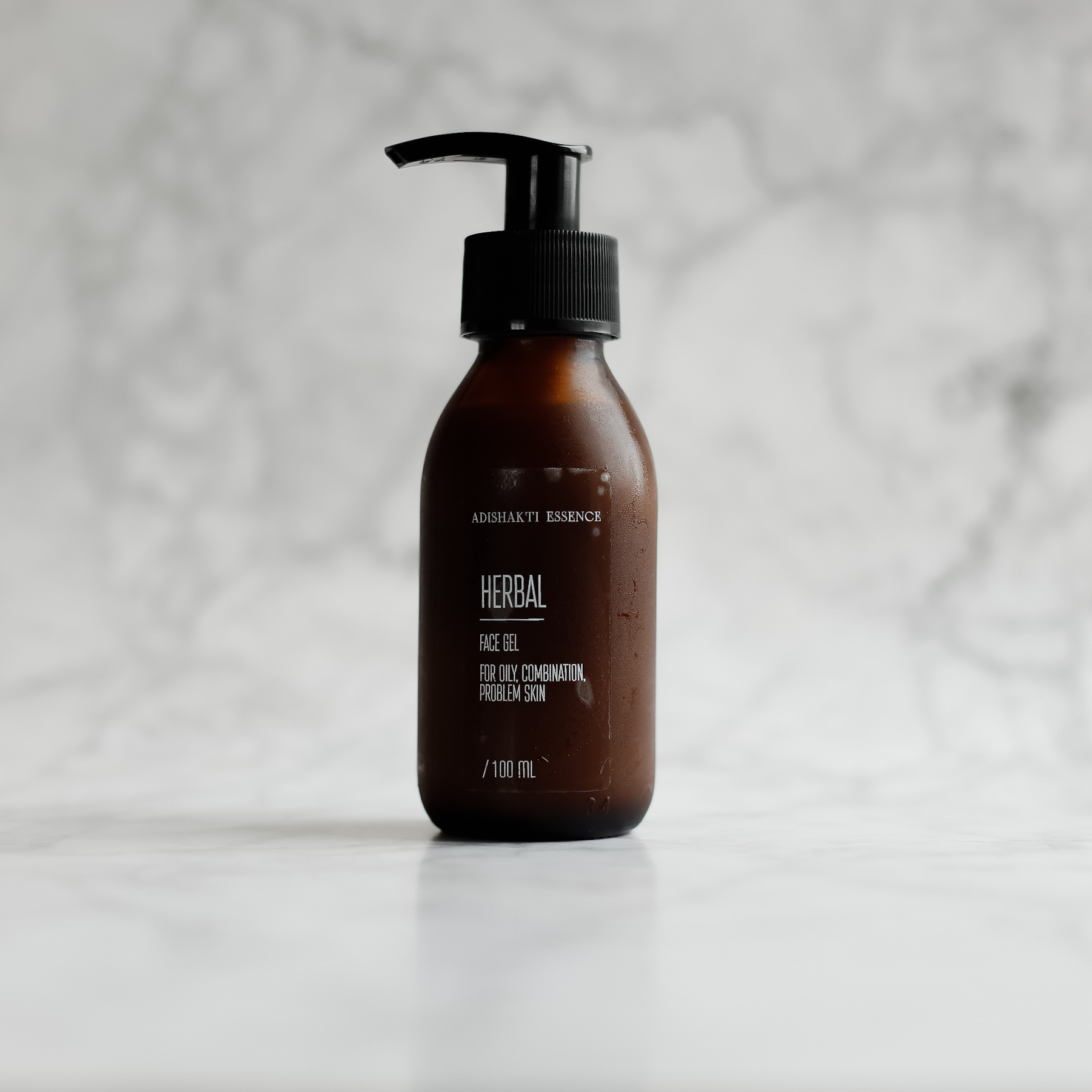 Face Gel HERBAL for oily, combination, problem skin with ayurvedic powders [30 ml, 100 ml]