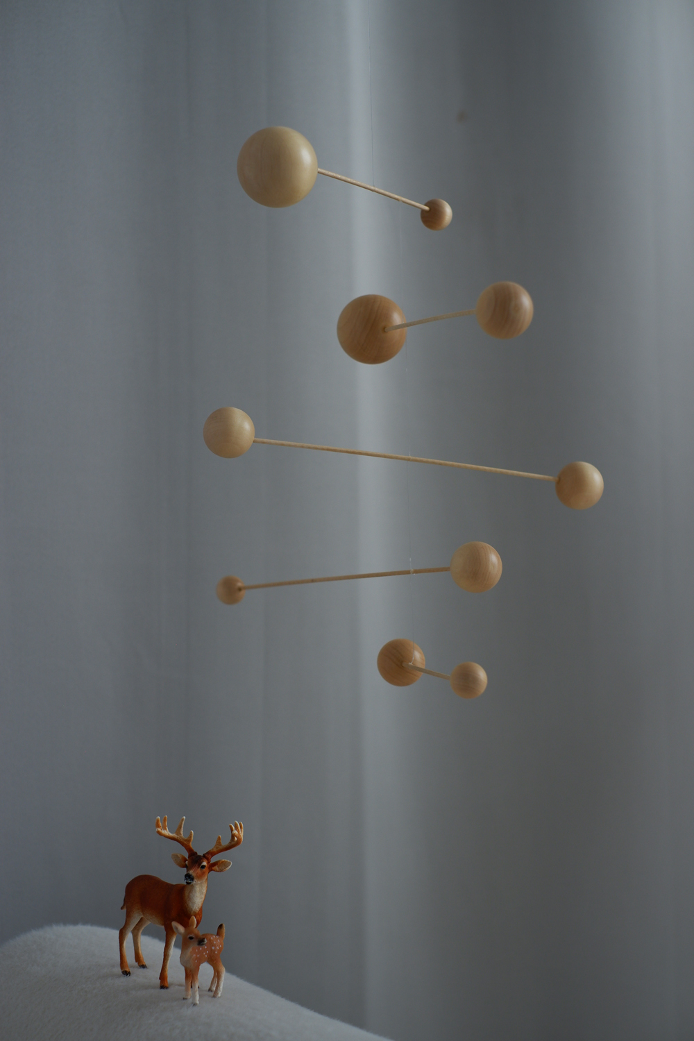 All mobiles > Monika Wood hanging kinetic mobile Buy from e-shop