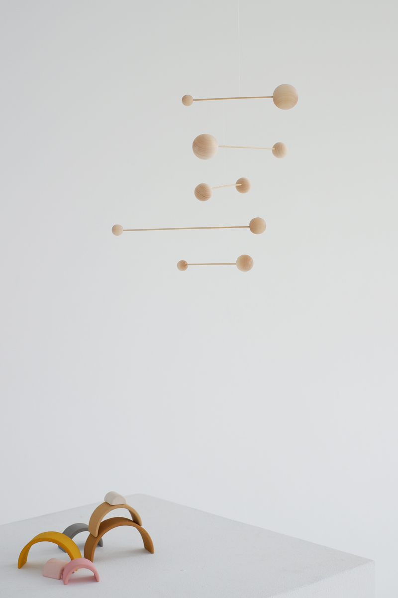 All mobiles > Monika Wood hanging kinetic mobile Buy from e-shop