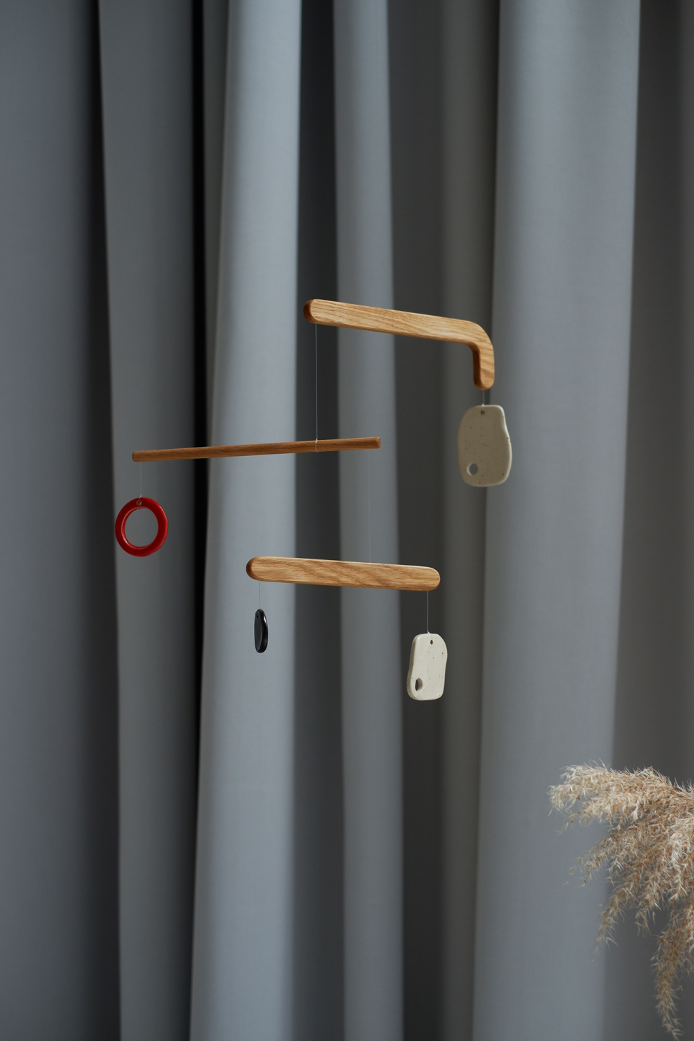 All mobiles > Monika Wood hanging kinetic mobile Buy from e-shop