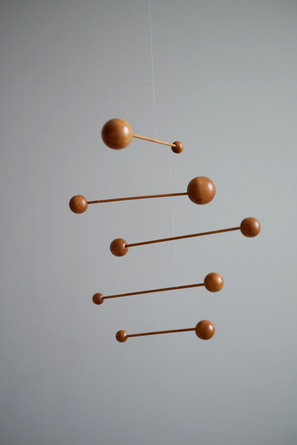 All mobiles > Monika Walnut hanging kinetic mobile Buy from e-shop