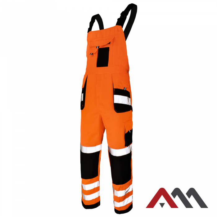 ART.MAS FLASH ORANGE BIB-PANTS - Робочий напівкомбінезон високої видимості на UAFORMA.com