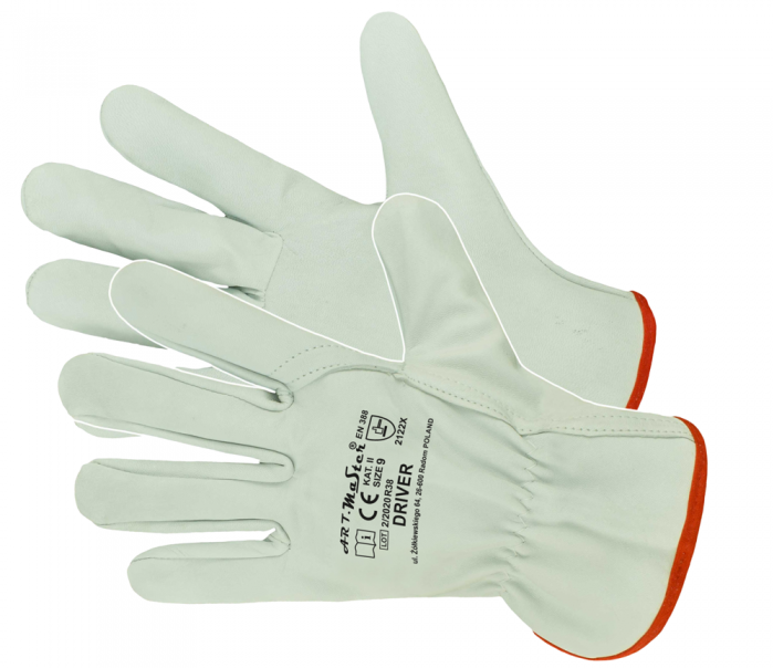 ART.MAS GLOVES DRIVER CAT.2 - Зернисті шкіряні рукавички на UAFORMA.com