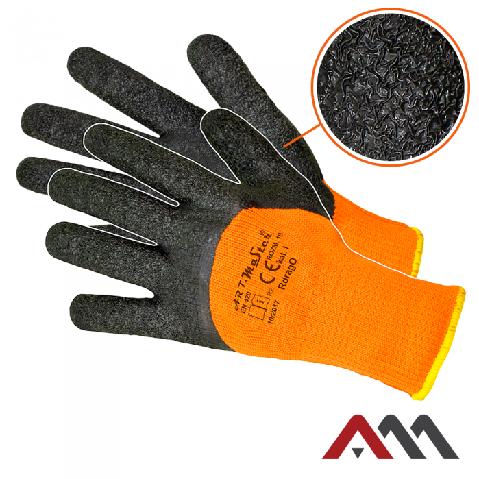ART.MAS GLOVES RDRAG ORANGE KAT.1 - Зимові рукавички гофровані на UAFORMA.ua