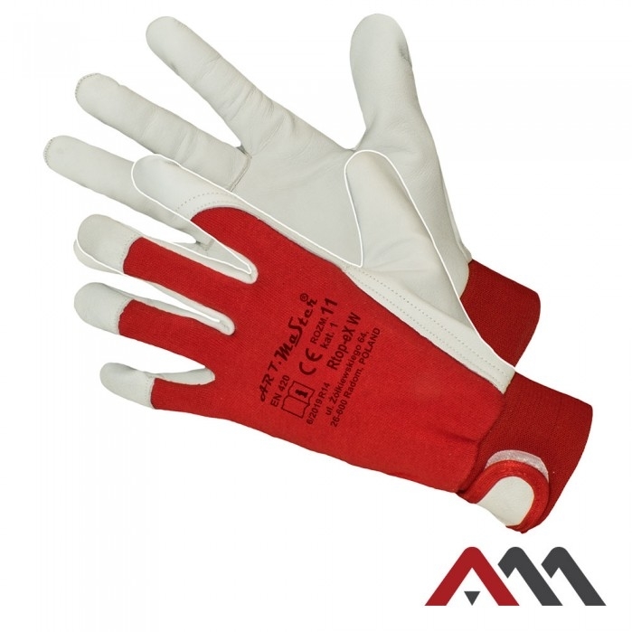 ART.MAS GLOVES RTOP-EX WINTER CAT.1 - Зернисті зимові шкіряні рукавички