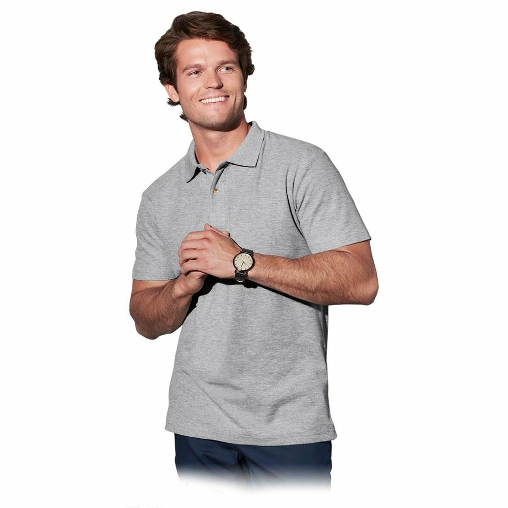STEDMAN ST3000 Grey Heather - Поло чоловіча Сіра