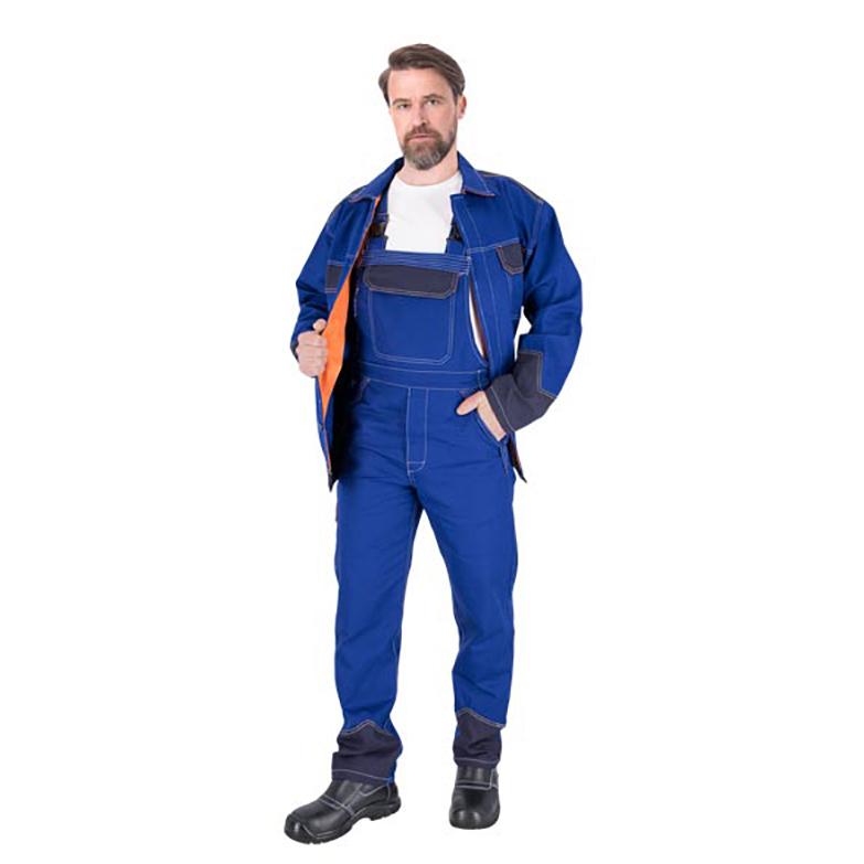 LEBER & HOLLMAN Protective Welders Bib-Pants + Jacket - Захисний вогнетривкий робочий комплект для зварювальників