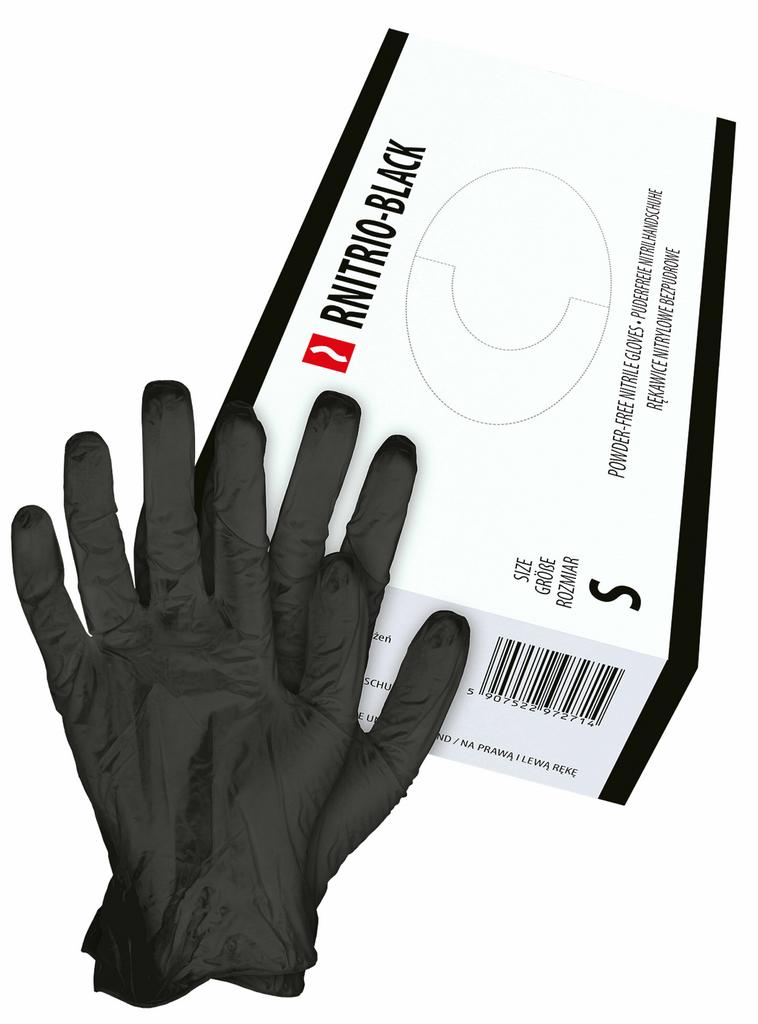 REIS RNITRIO BLACK B - Нітрилові рукавички одноразові