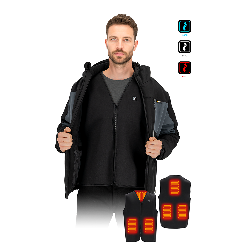 REIS ANVIK B - Чоловічий захисний жилет із підігрівом