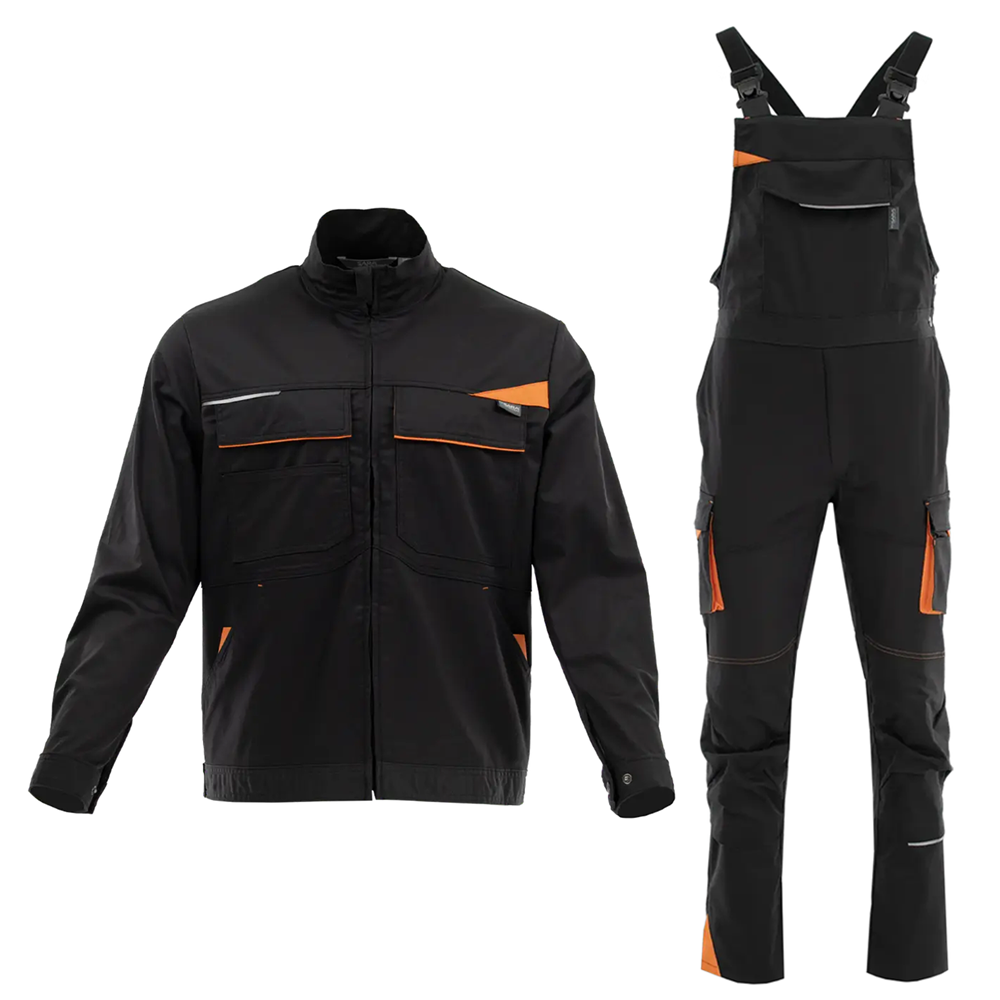 SARAWORKWEAR Bib-Pants & Jacket KING FLEX - Робочий комплект напівкомбінезон та куртка з еластичної тканини