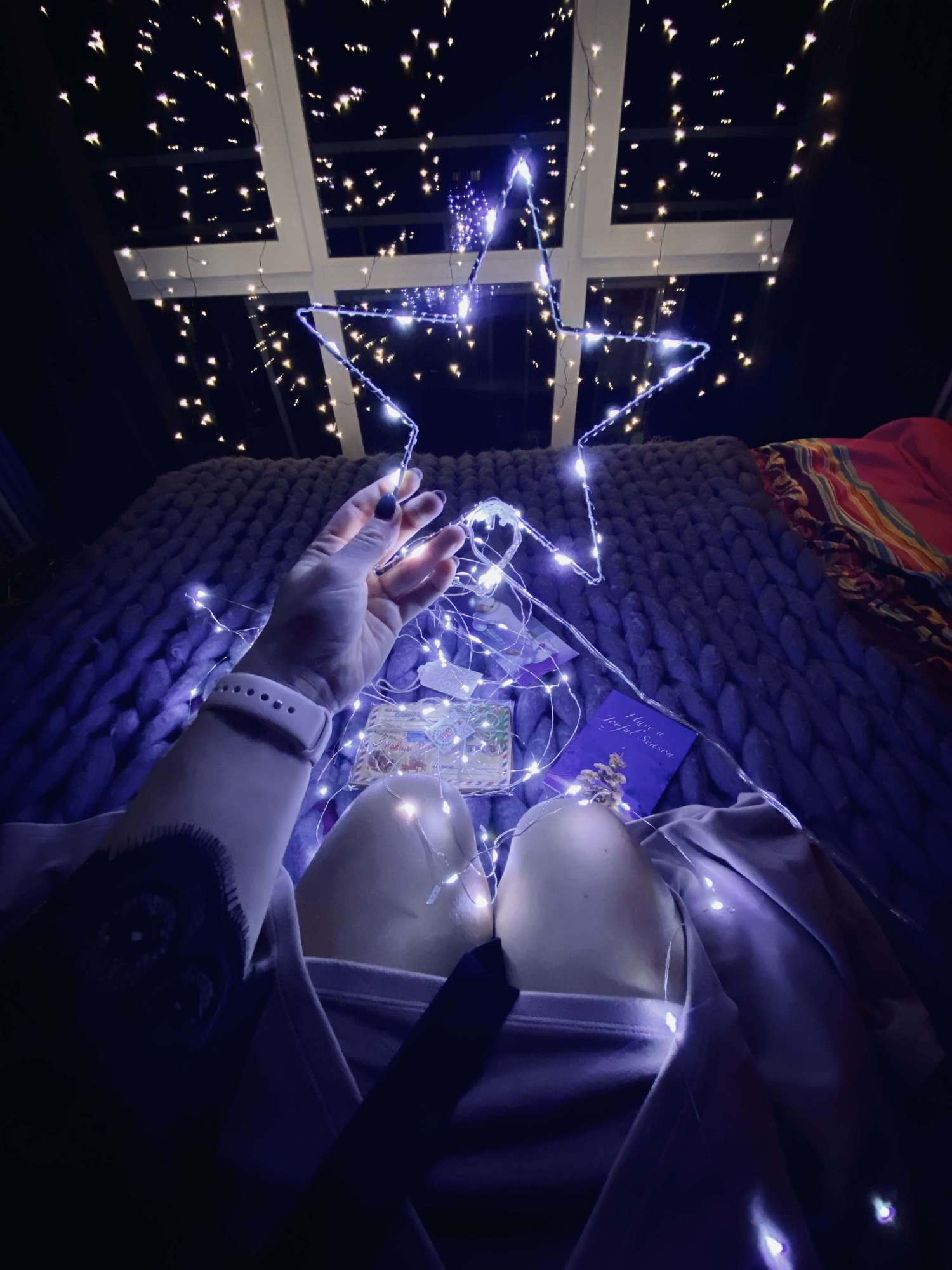 Різдвяна зірка з мікролед хвостом