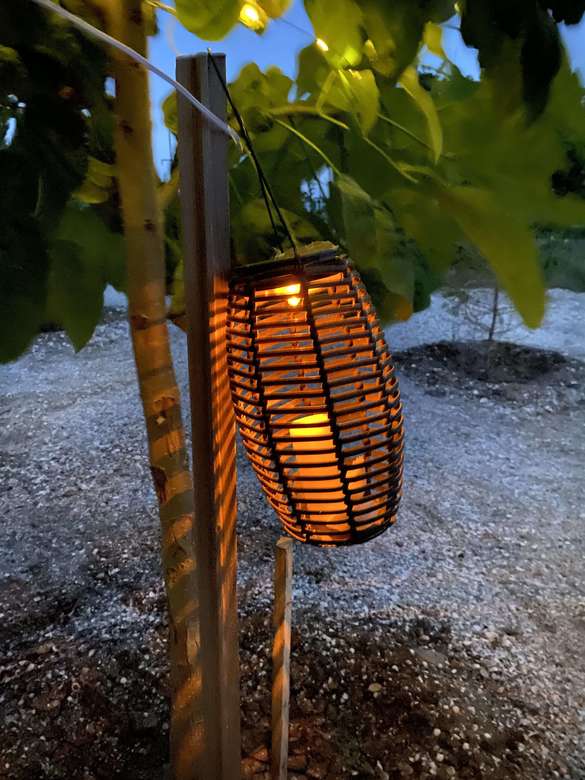 Садовий світильник "Ротанг"