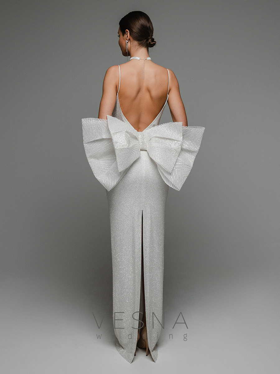 Wedding dress Pilar lyuks + bow